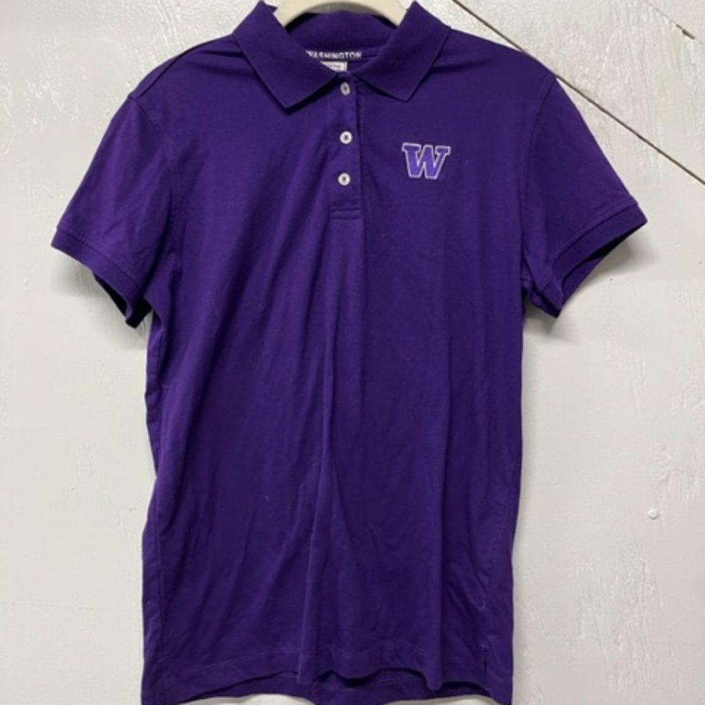 Know Wear Washington Huskies Small Purple Polo Shirt